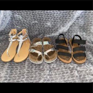 Girls size 2.5 and 3 sandals